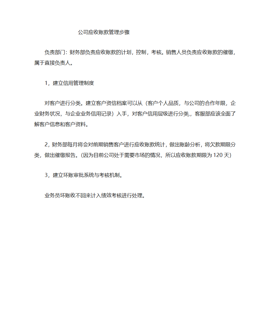 应收账款催款第1页