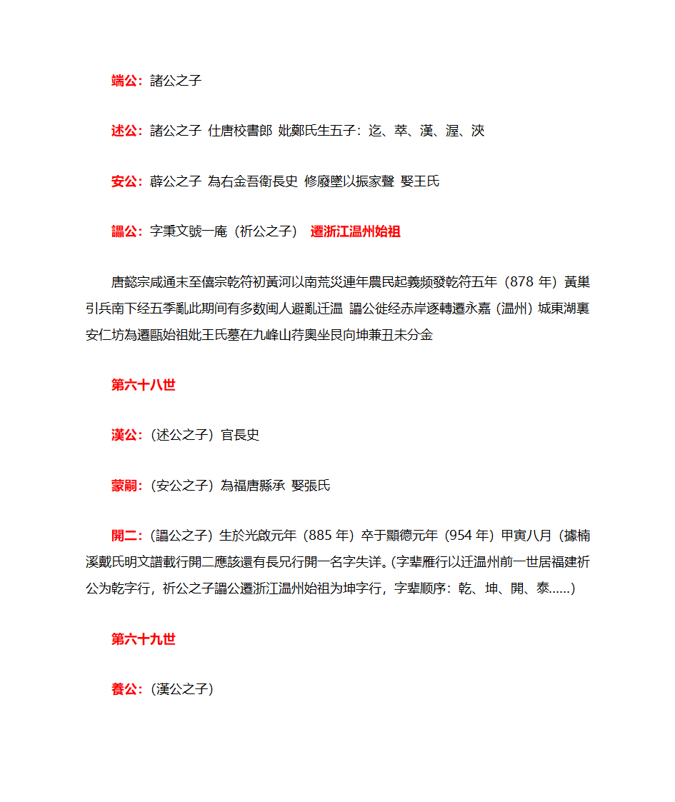 戴姓历代世系第36页