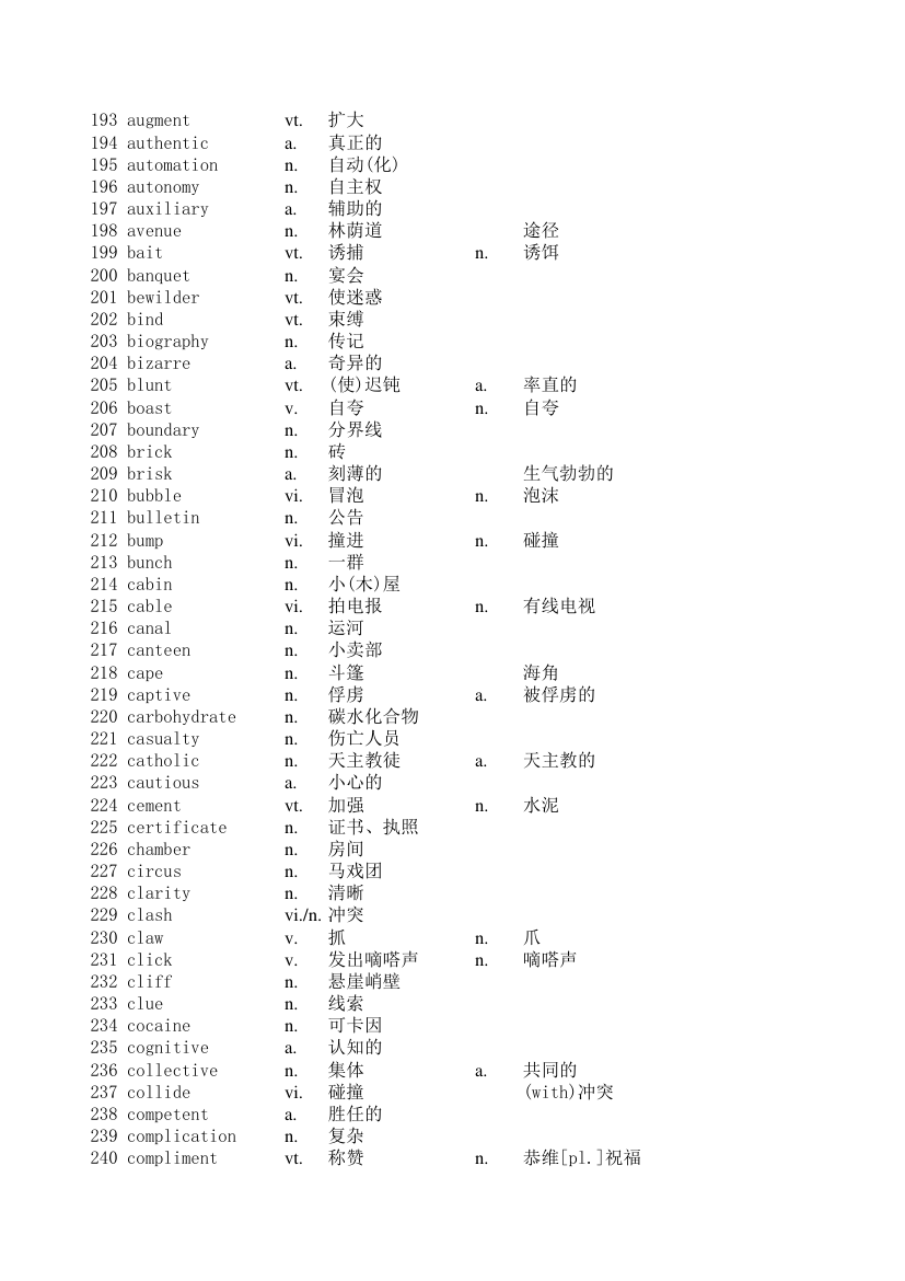 英文单词、字帖二第5页