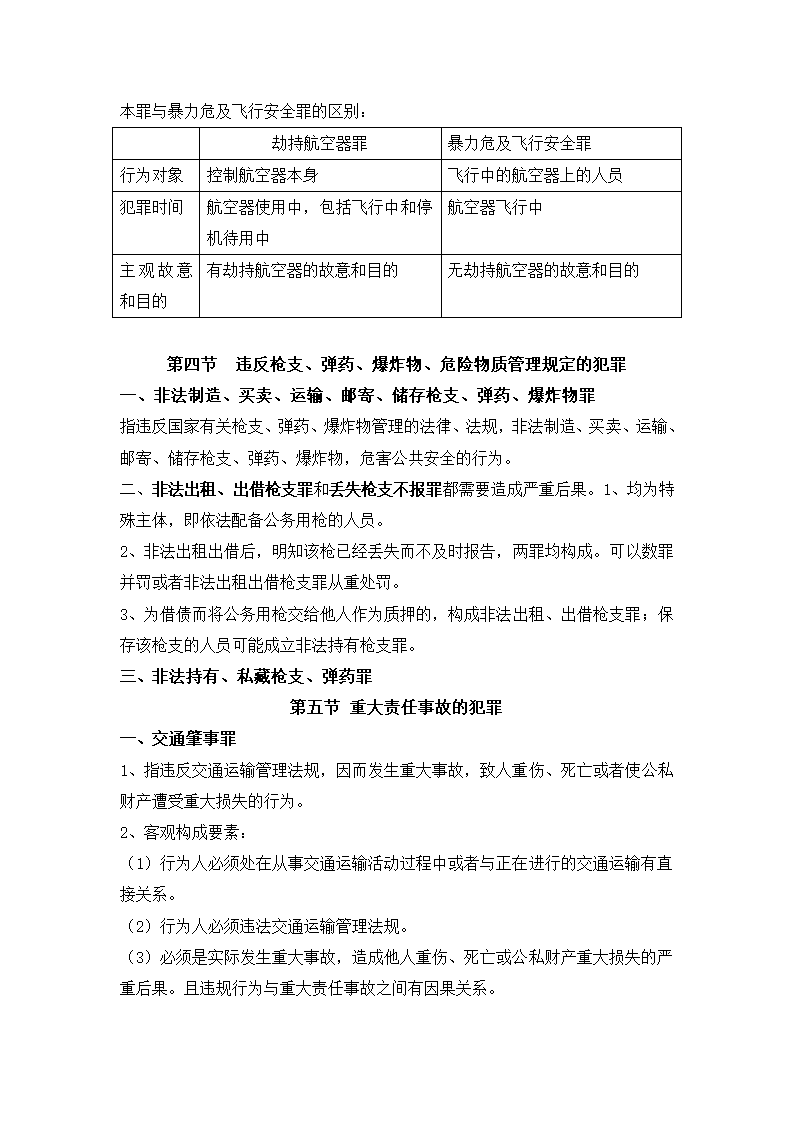 刑法分则笔记(中国政法大学考研笔记,自己总结的)第2页