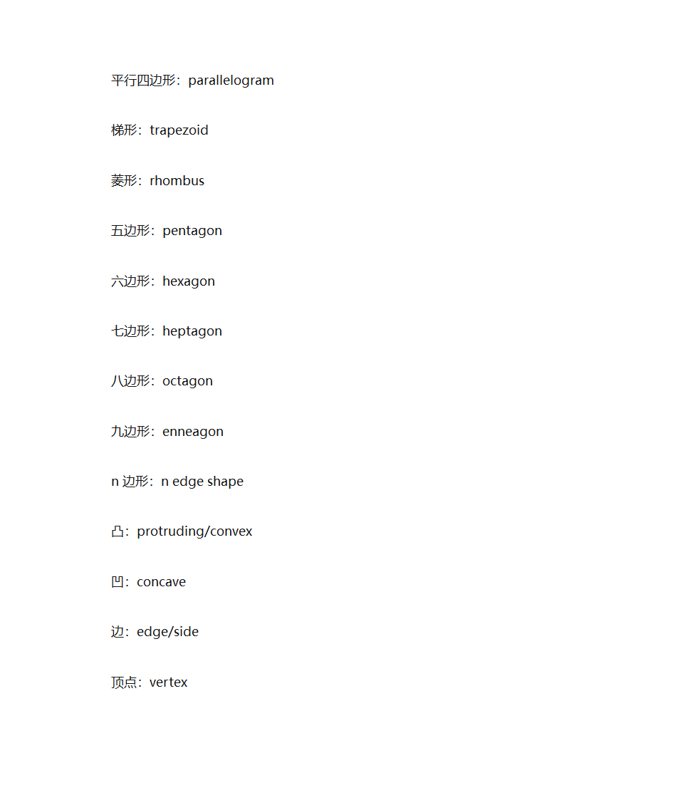 AMC常用词汇第2页