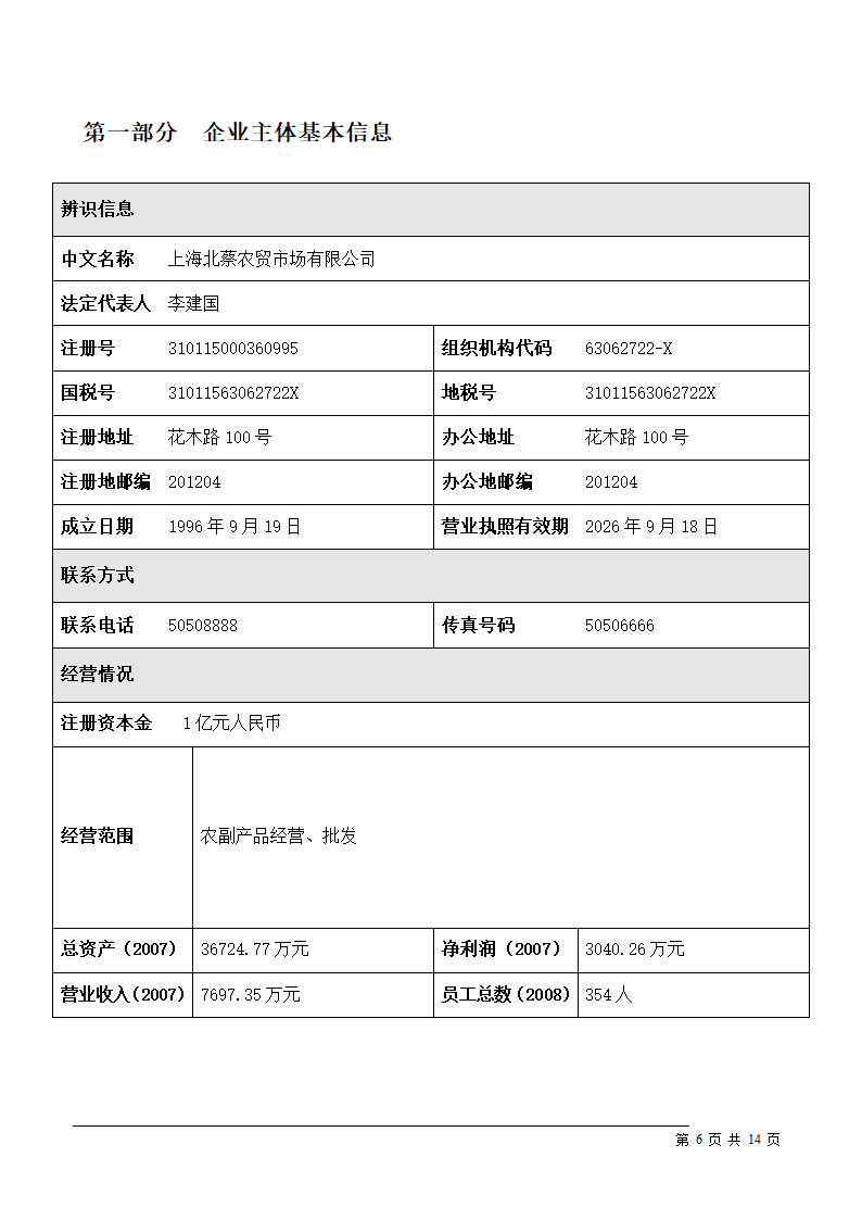 资信报告范文3第6页