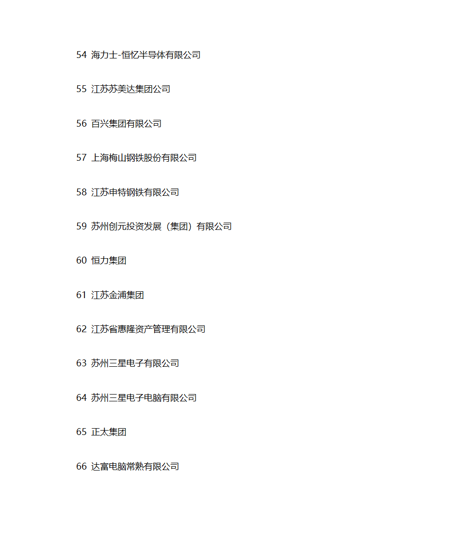 江苏大型企业名单第5页