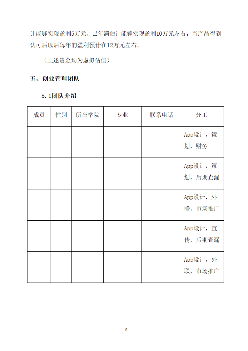 大学生创业项目计划书.docx第12页