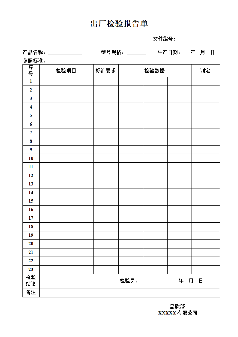 出厂检验报告单.doc第1页