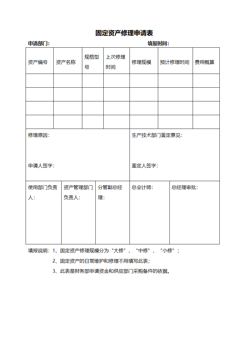 固定资产修理申请表.docx第1页