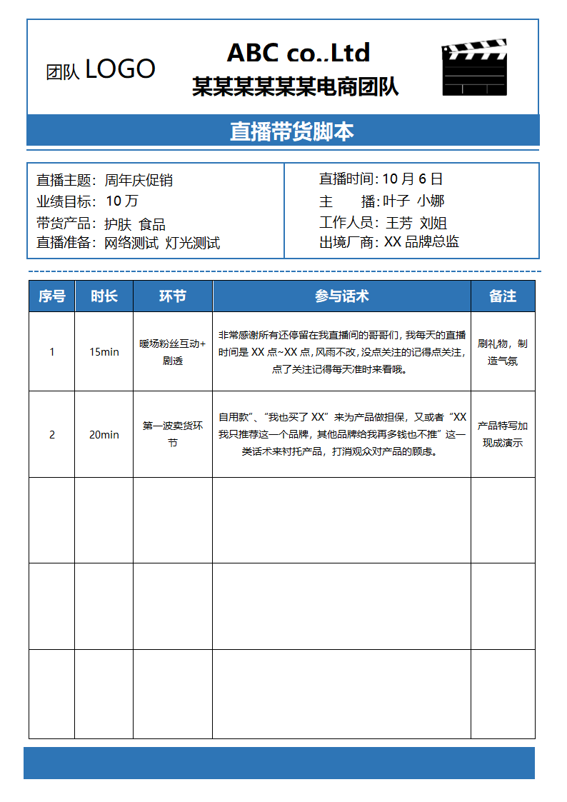 电商短视频直播带货通用脚本.docx第1页