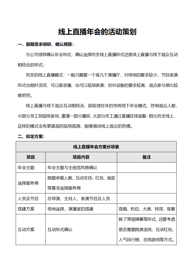 线上直播年会的活动策划.docx