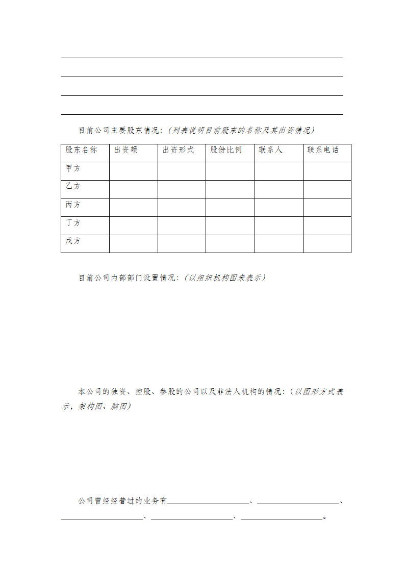 商业计划书公司运营书整体框架.docx第5页