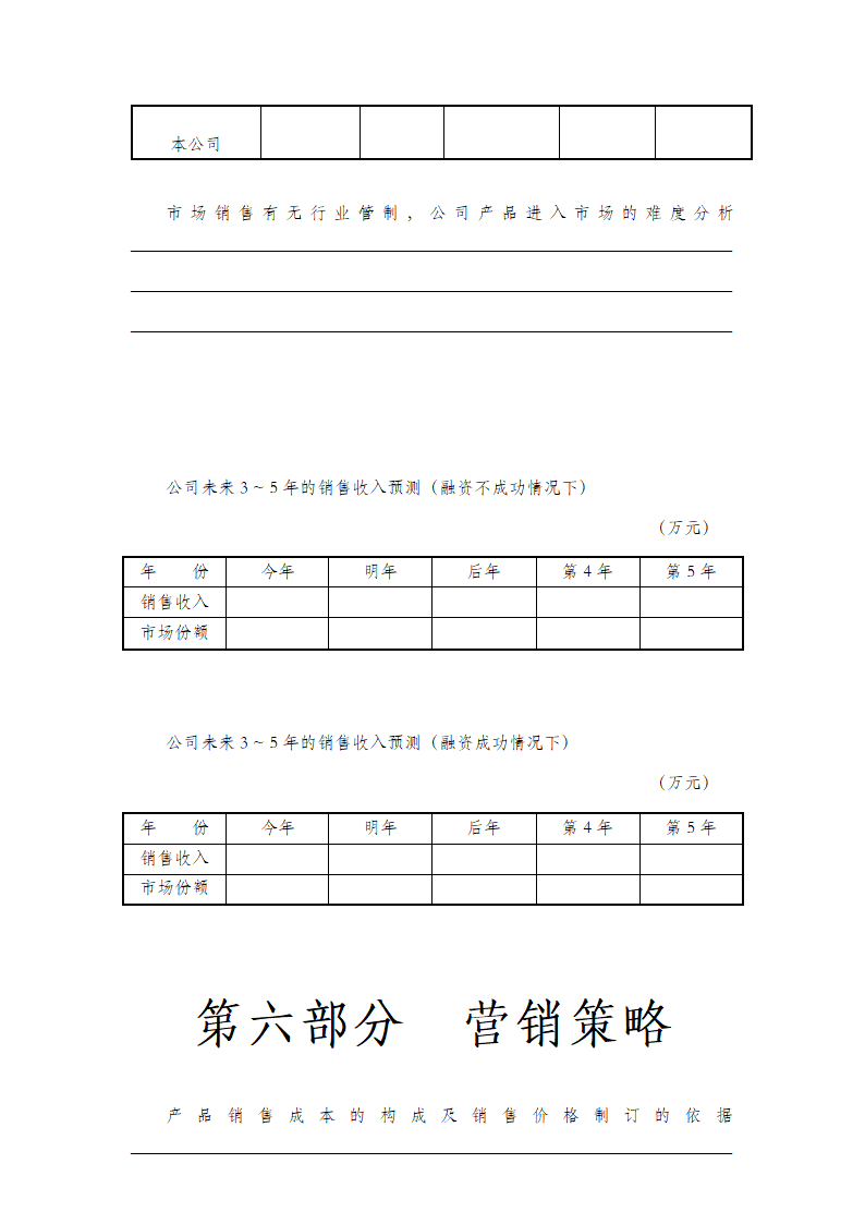 商业计划书公司运营书整体框架.docx第20页