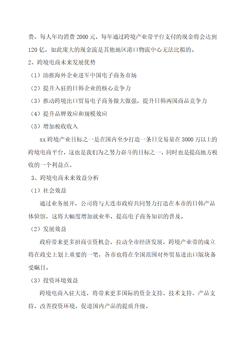 跨境电子商务项目商业计划书.docx第5页