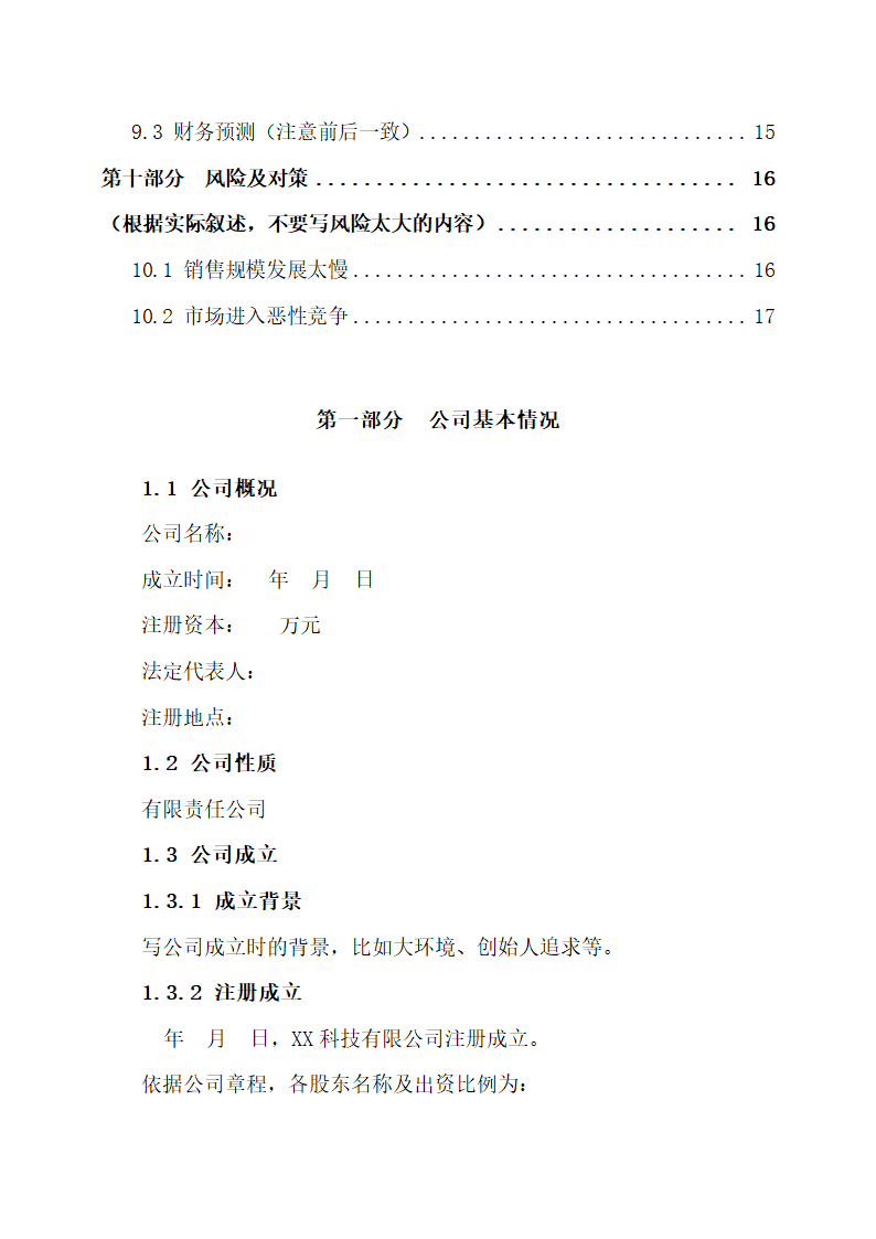 科技公司商业计划书.docx第5页