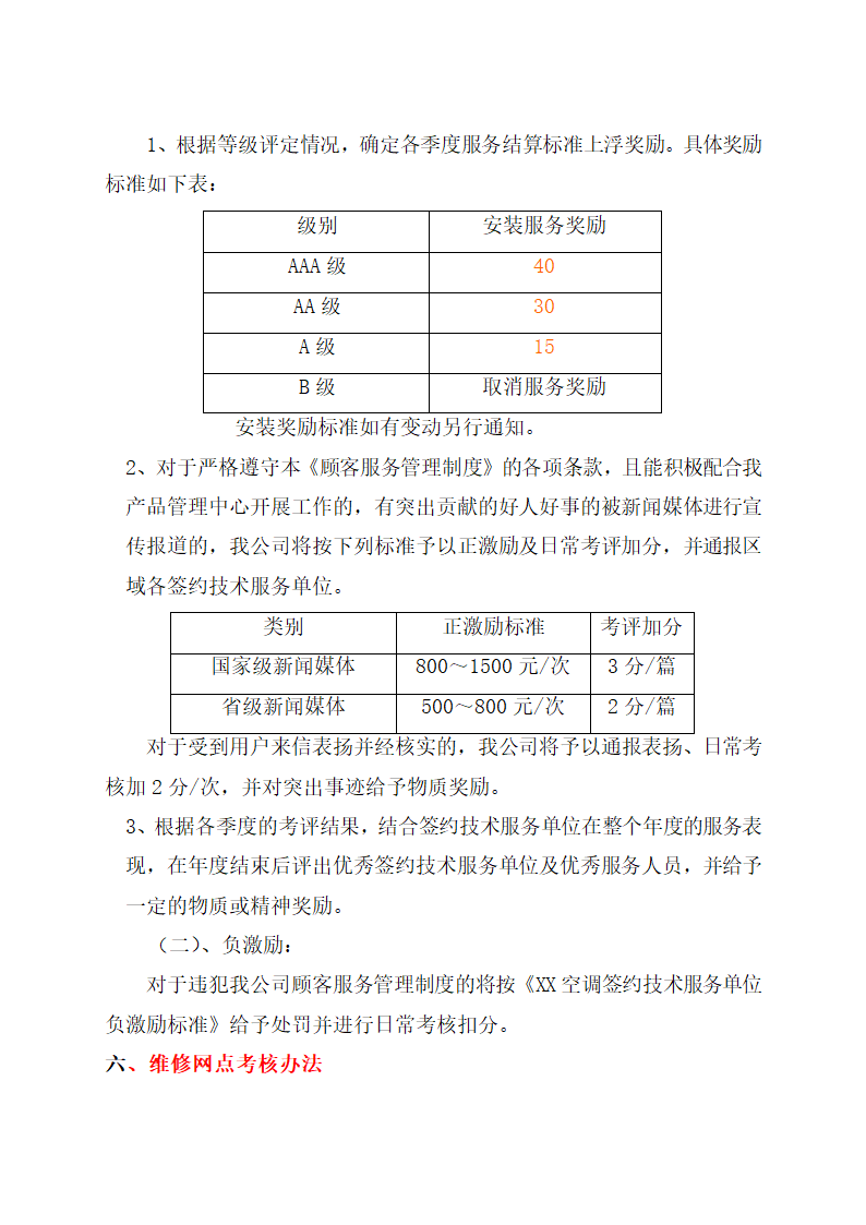 空调顾客服务管理制度.docx第43页