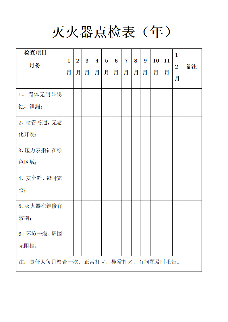 灭火器点检表（年）.docx第1页