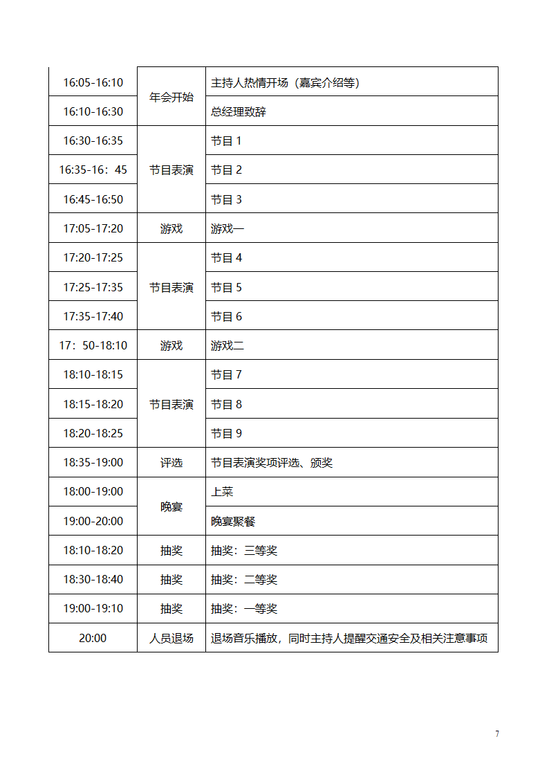 公司年会策划方案(附预算表）.doc第7页