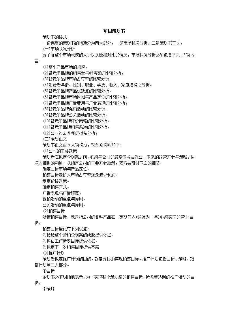 企业项目策划书.docx第3页