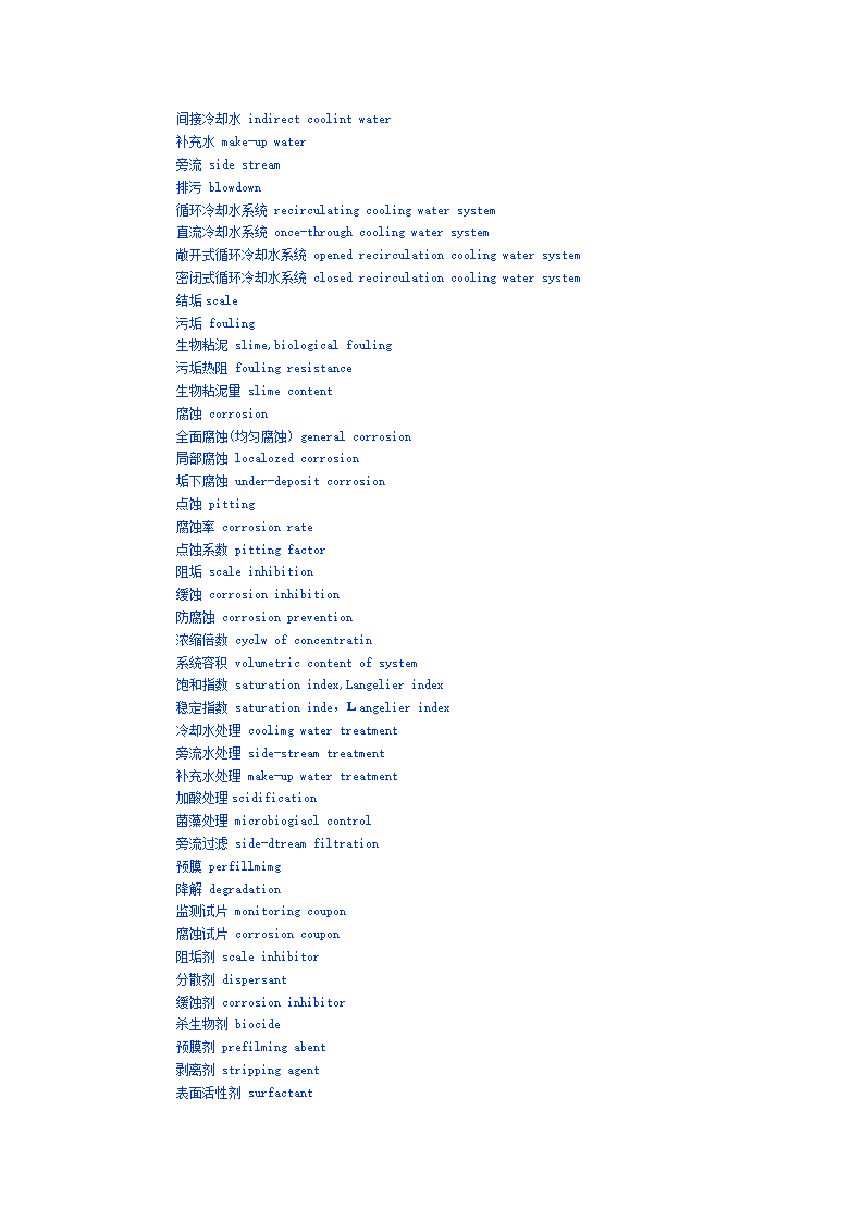 给排水专业英语单词第6页