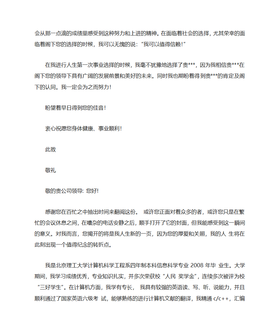 CEO自荐书范文第13页