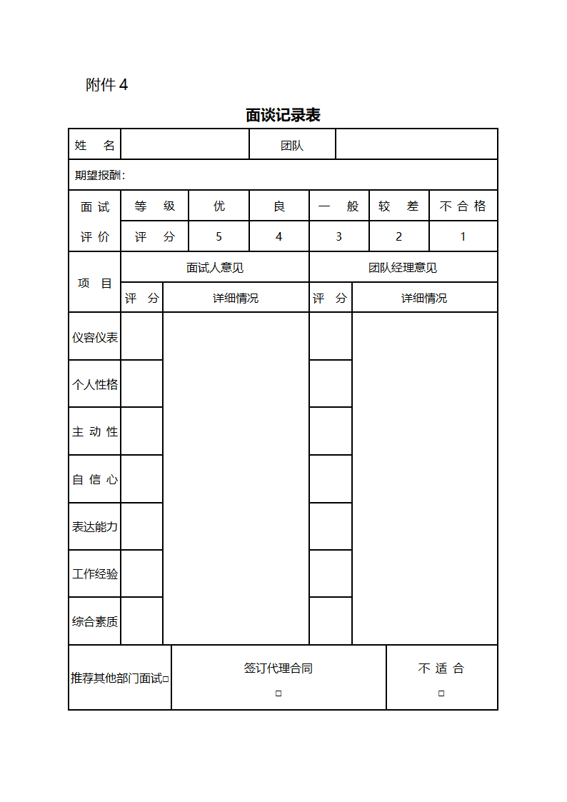 代理人合同第14页