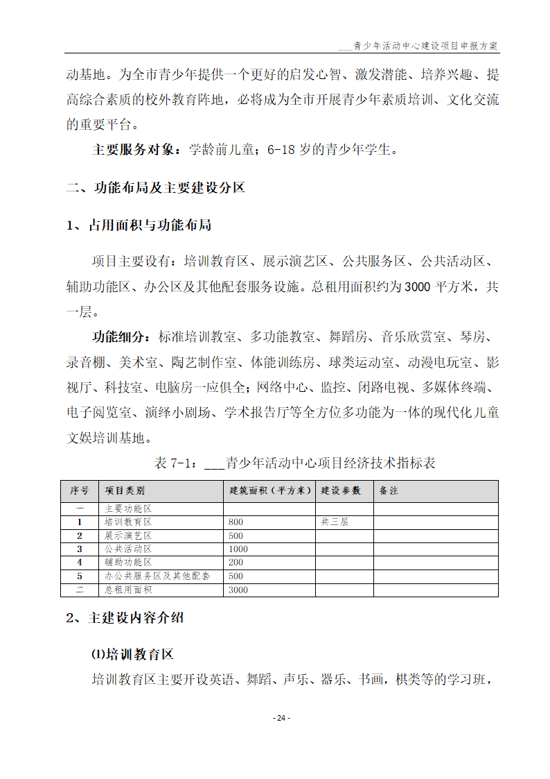 青少年活动中心建设项目申报方案.docx第25页