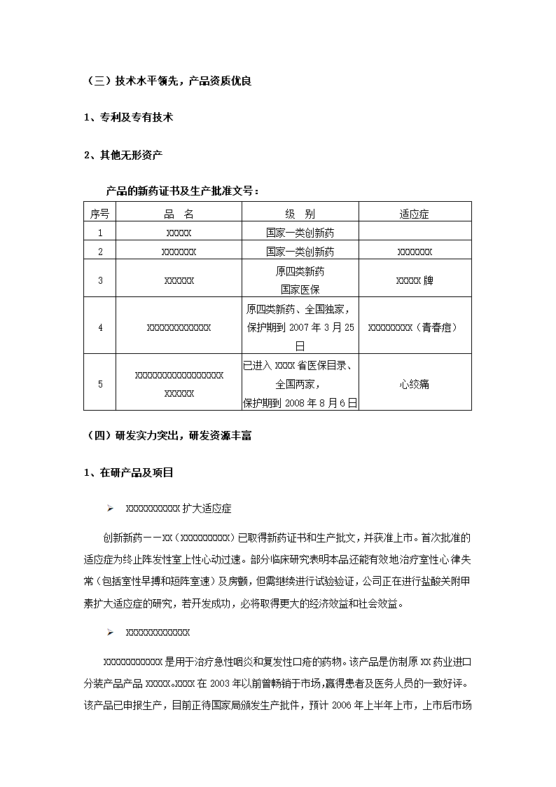 药业有限公司商业计划书.docx第6页