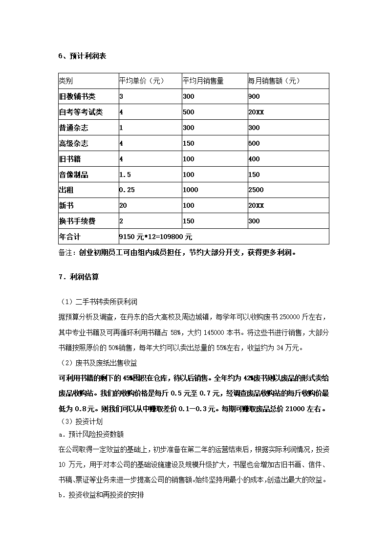 创业计划书旧书租赁买卖.docx第30页