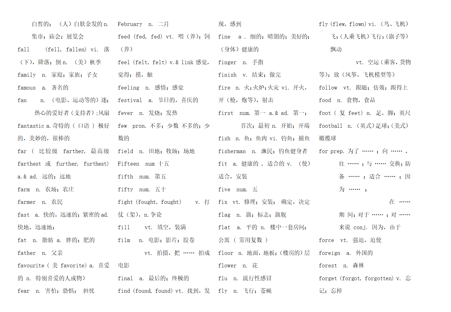 初中义务教育英语新课标必背词汇表.docx第8页