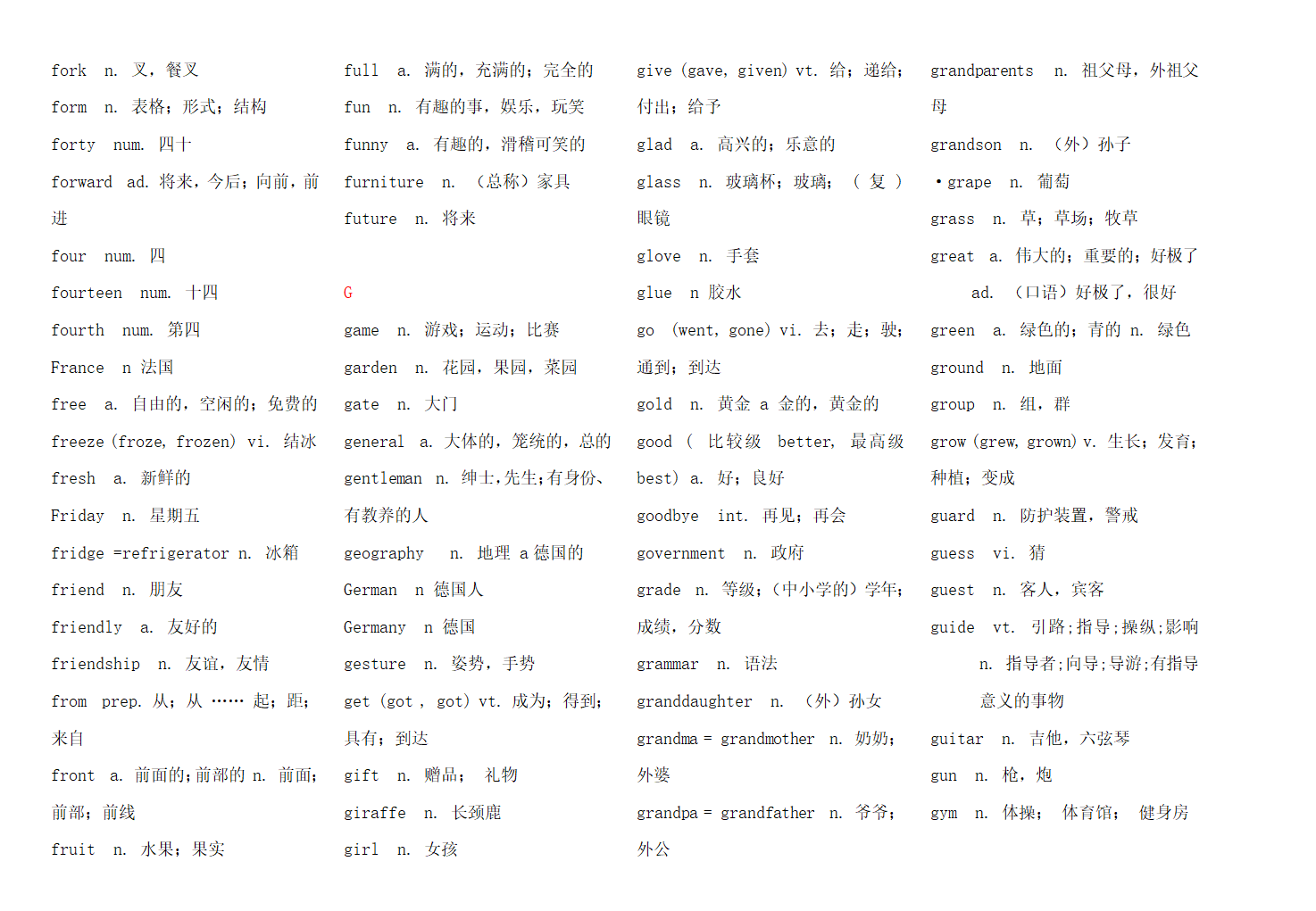 初中义务教育英语新课标必背词汇表.docx第9页