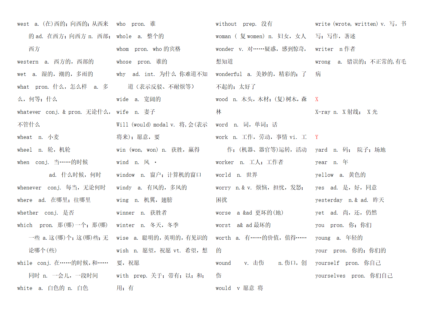 初中义务教育英语新课标必背词汇表.docx第24页