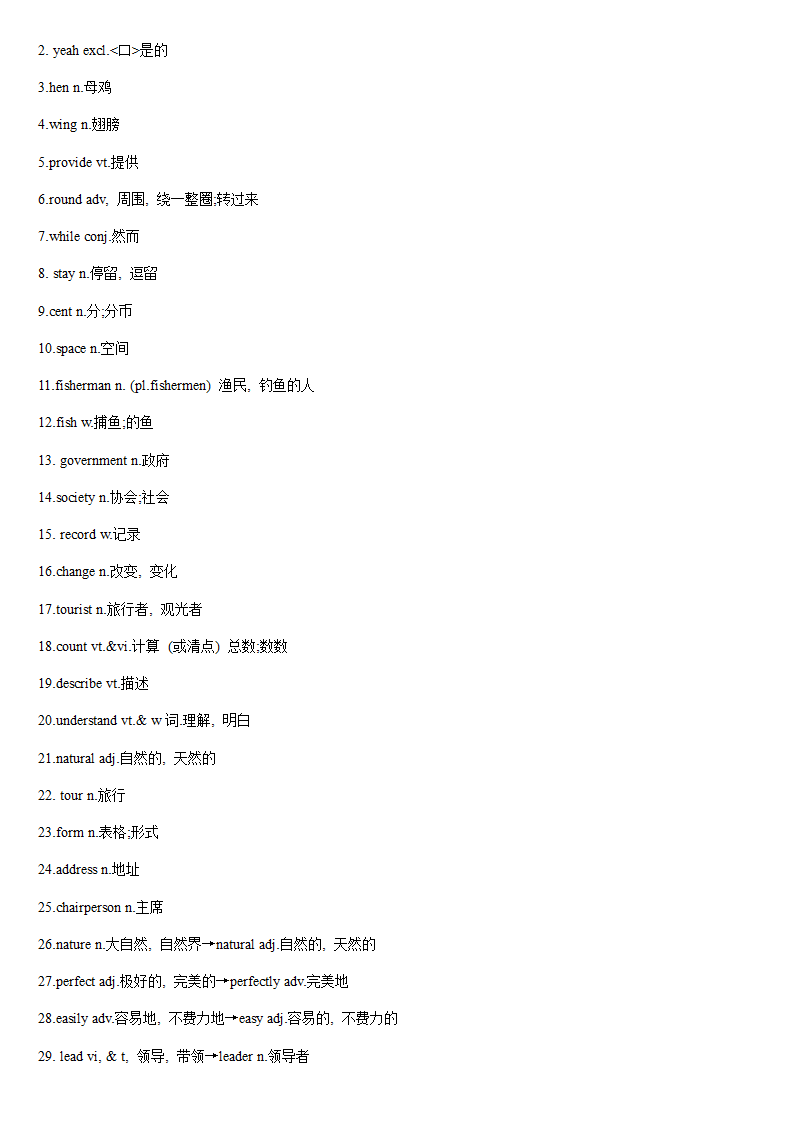 牛津译林版英语八年级上册 重点单词、短语、句型背诵归纳.doc第20页