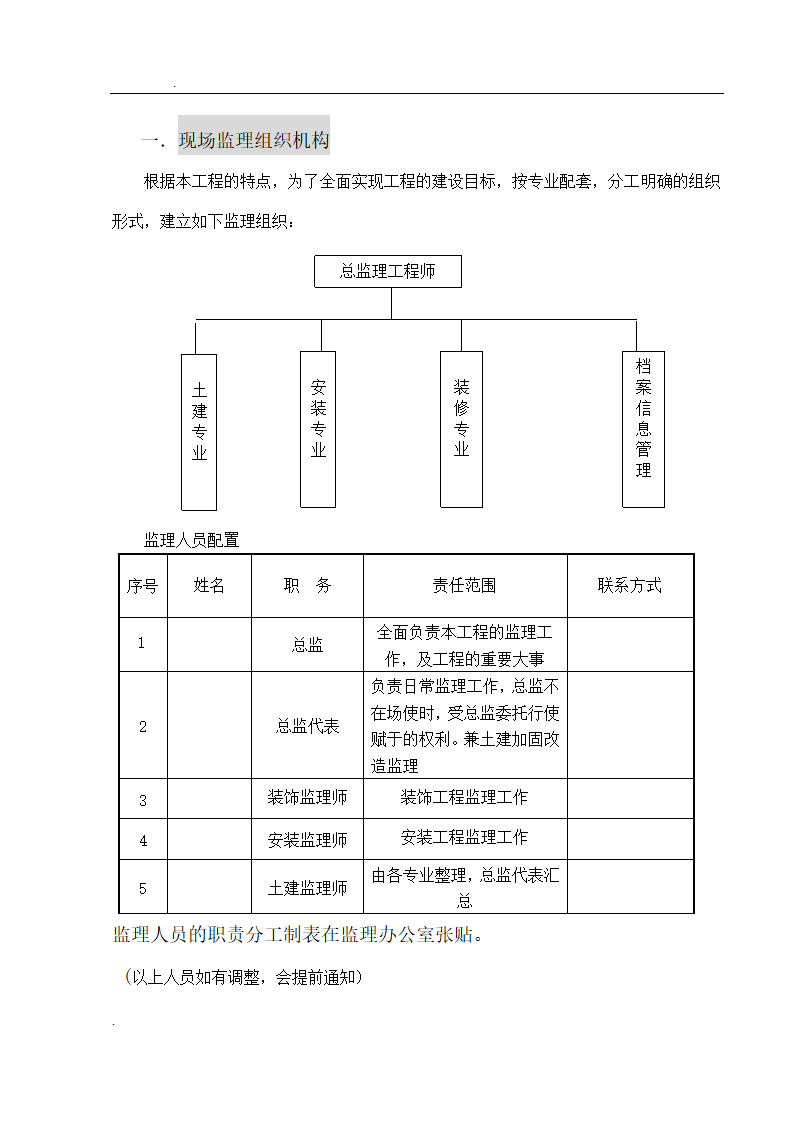 工程监理交底书文档.doc第2页