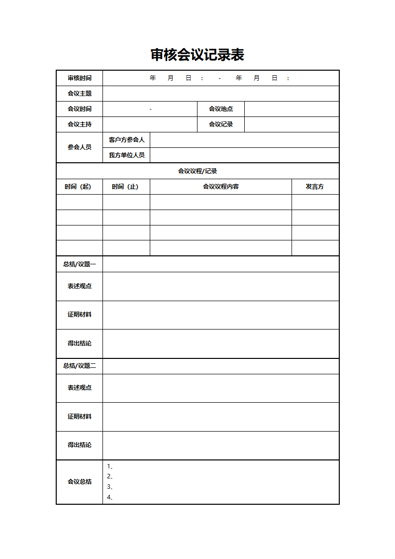 审核会议记录表.docx