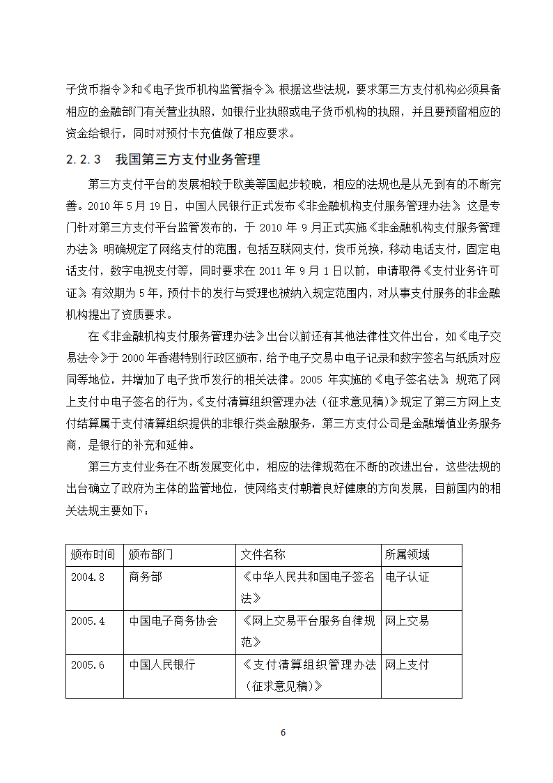 经管类论文：第三方支付业务发展政府监管研究.doc第12页