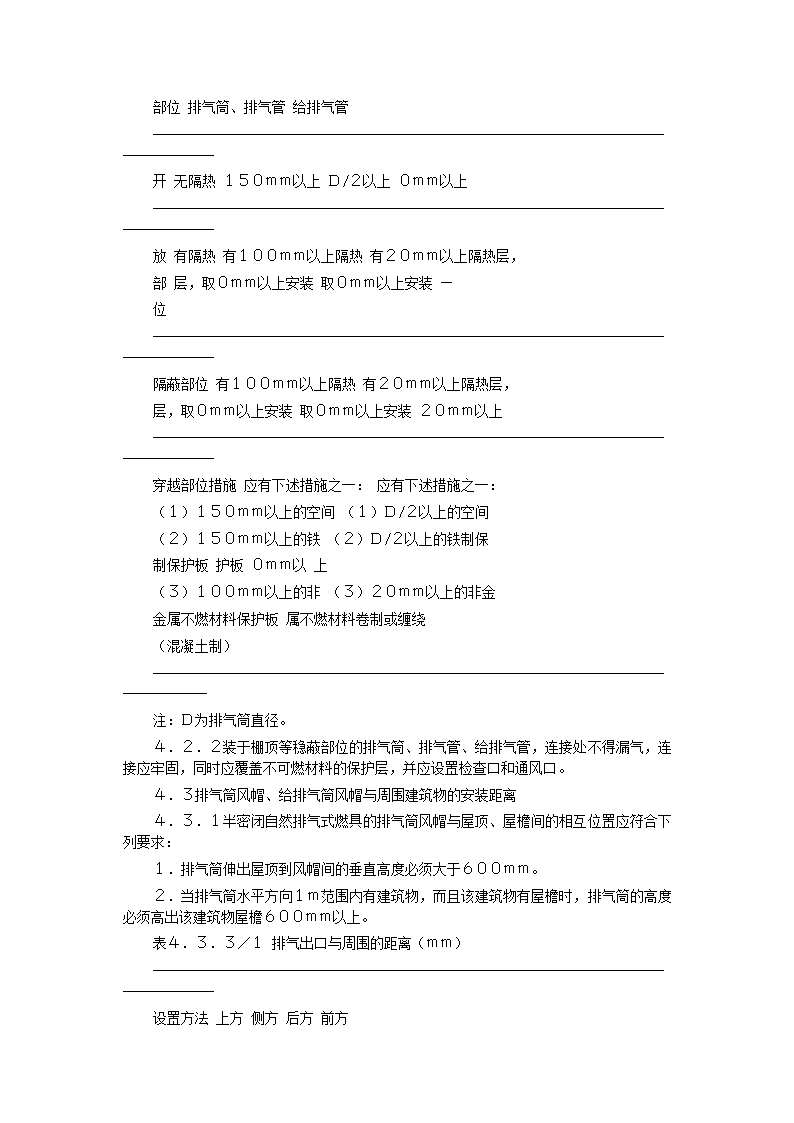 家用燃气快速热水器安装验收规程CJJ12-99.doc第35页