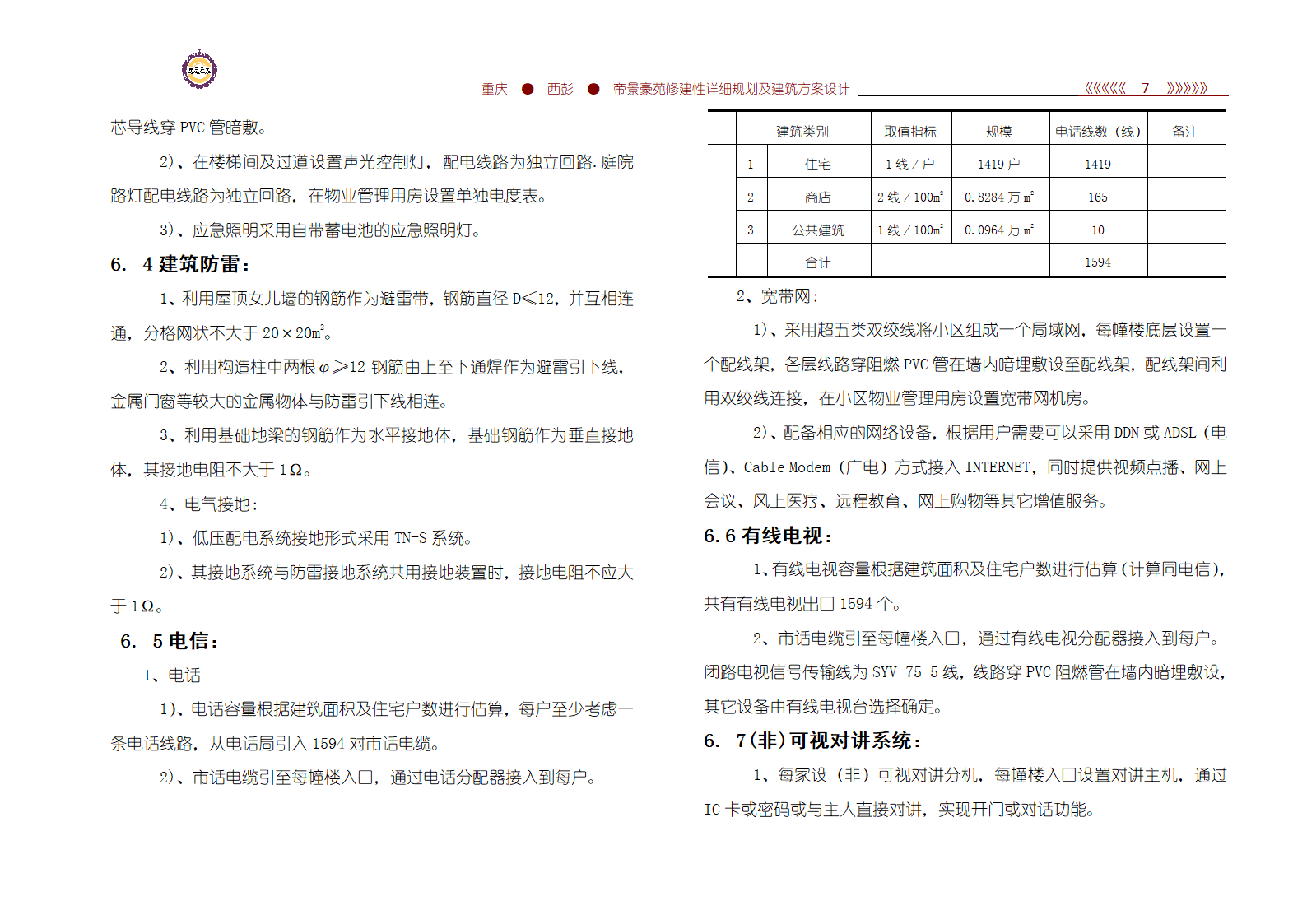 帝景豪苑修建性详细规划及小区建筑方案设计161928539.doc第7页