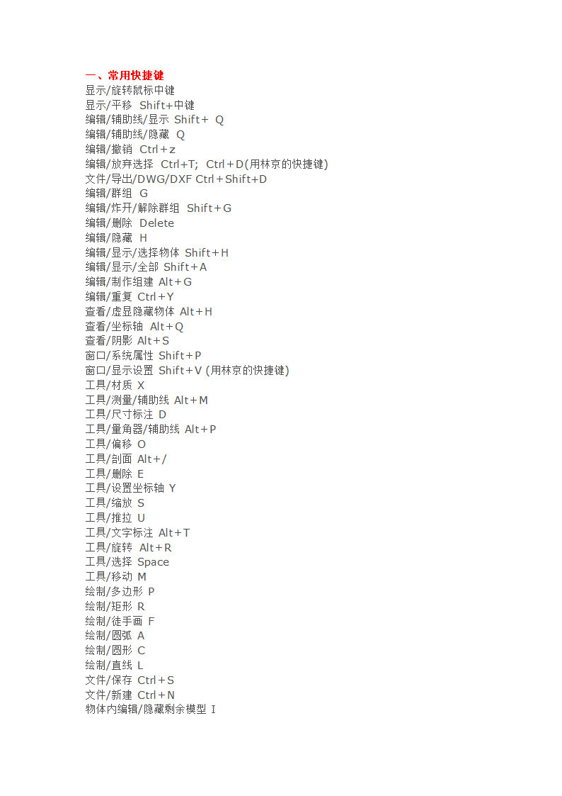 SU技巧及快捷键大全.doc第1页