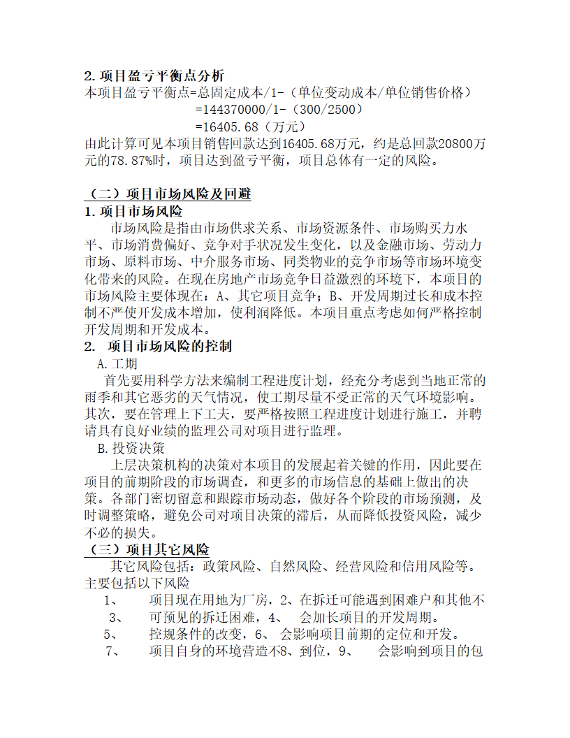 xx项目可行性分析报告.doc第21页