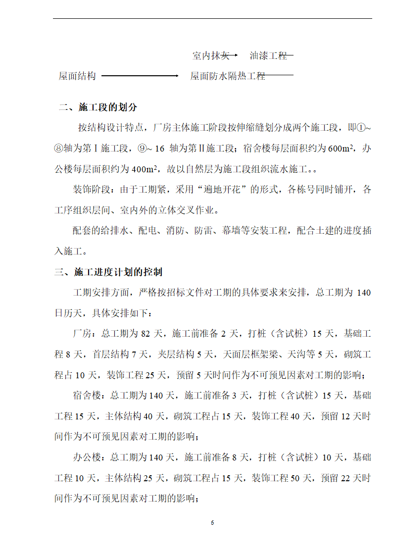 佛山盈峰粉末冶金科技公司（厂房、宿舍楼、办公楼）土建工程施工设计-8wr.doc第6页