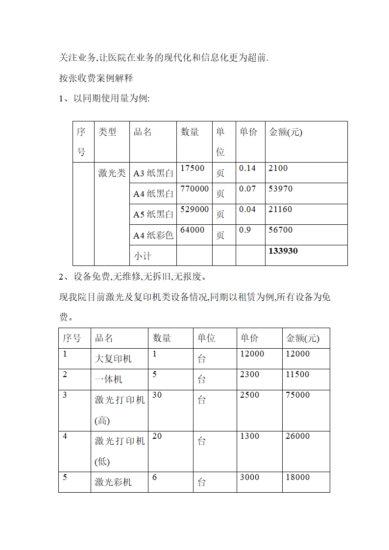 医院打印机外包服务方案示范文本.doc第7页