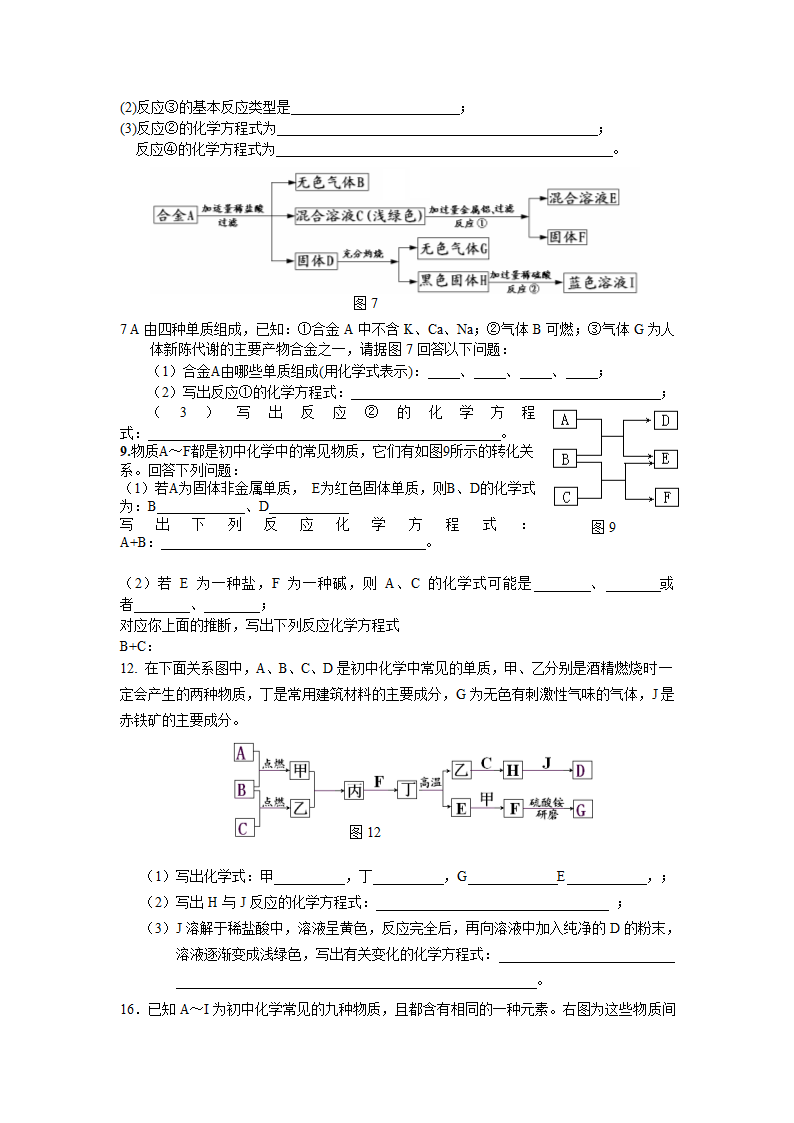 初中化学推断题解题技巧.doc第3页