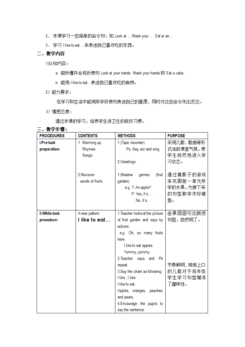 上海版牛津英语一年级上册教案.doc第51页