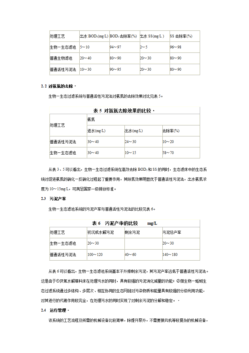 生物生态过滤工艺处理城镇污水.doc第4页