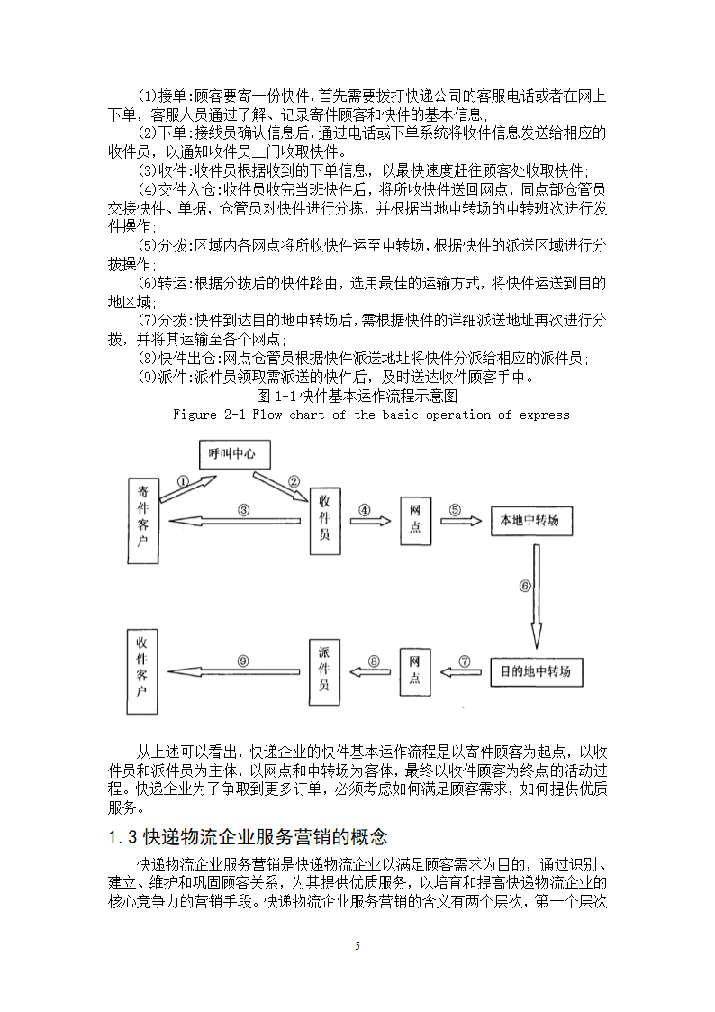 物流管理论文-民营快递物流公司服务营销策略研究.doc第5页