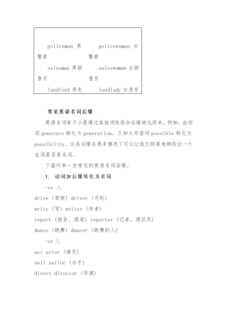 2023年初中英语语法之名词考点难点分析讲义.doc第5页