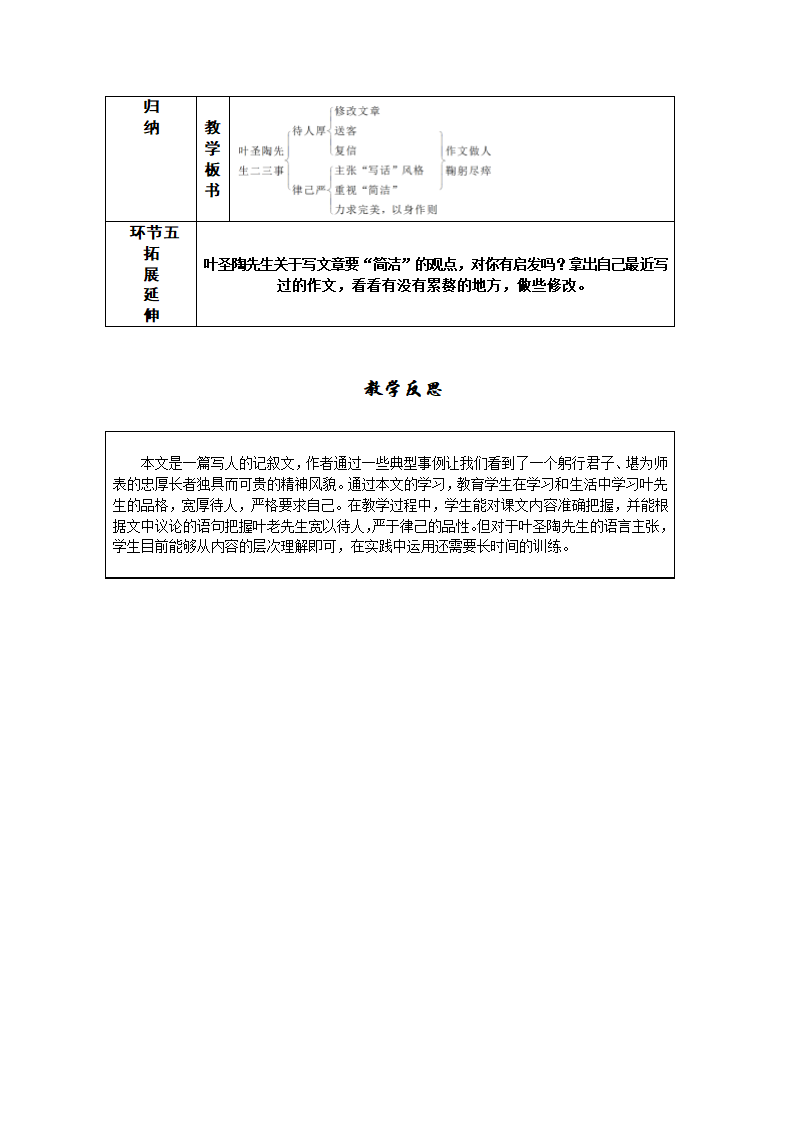 13 叶圣陶先生二三事 教案——2021春七年级语文下册部编版.doc第5页