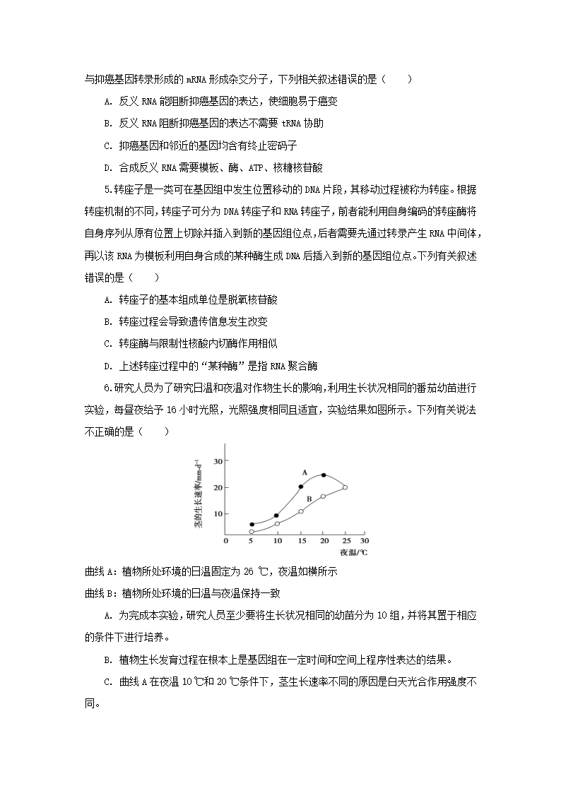 【备考2021】生物高考仿真模拟卷九（全国卷）（含解析）.doc第2页