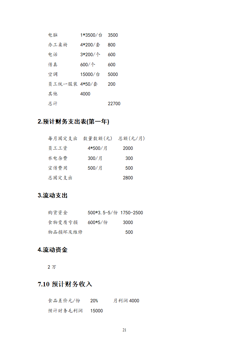 早餐店创业计划书.doc第21页