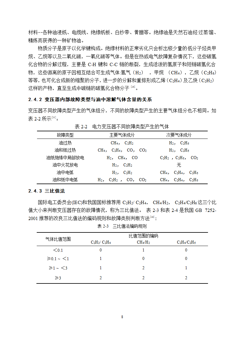 电气工程及其自动化专业论文 基于油中溶解气体分析的电力变压器故障诊断研究.doc第14页