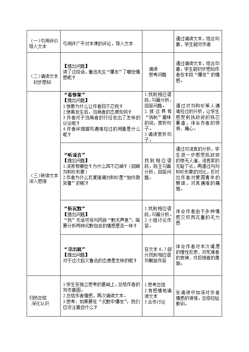 6.1《记念刘和珍君》教案  2022-2023学年统编版高中语文选择性必修中册.doc第2页