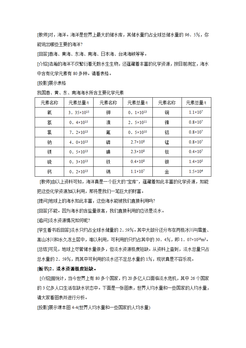 《水资源的开发、利用和保护》教学设计4.doc第3页